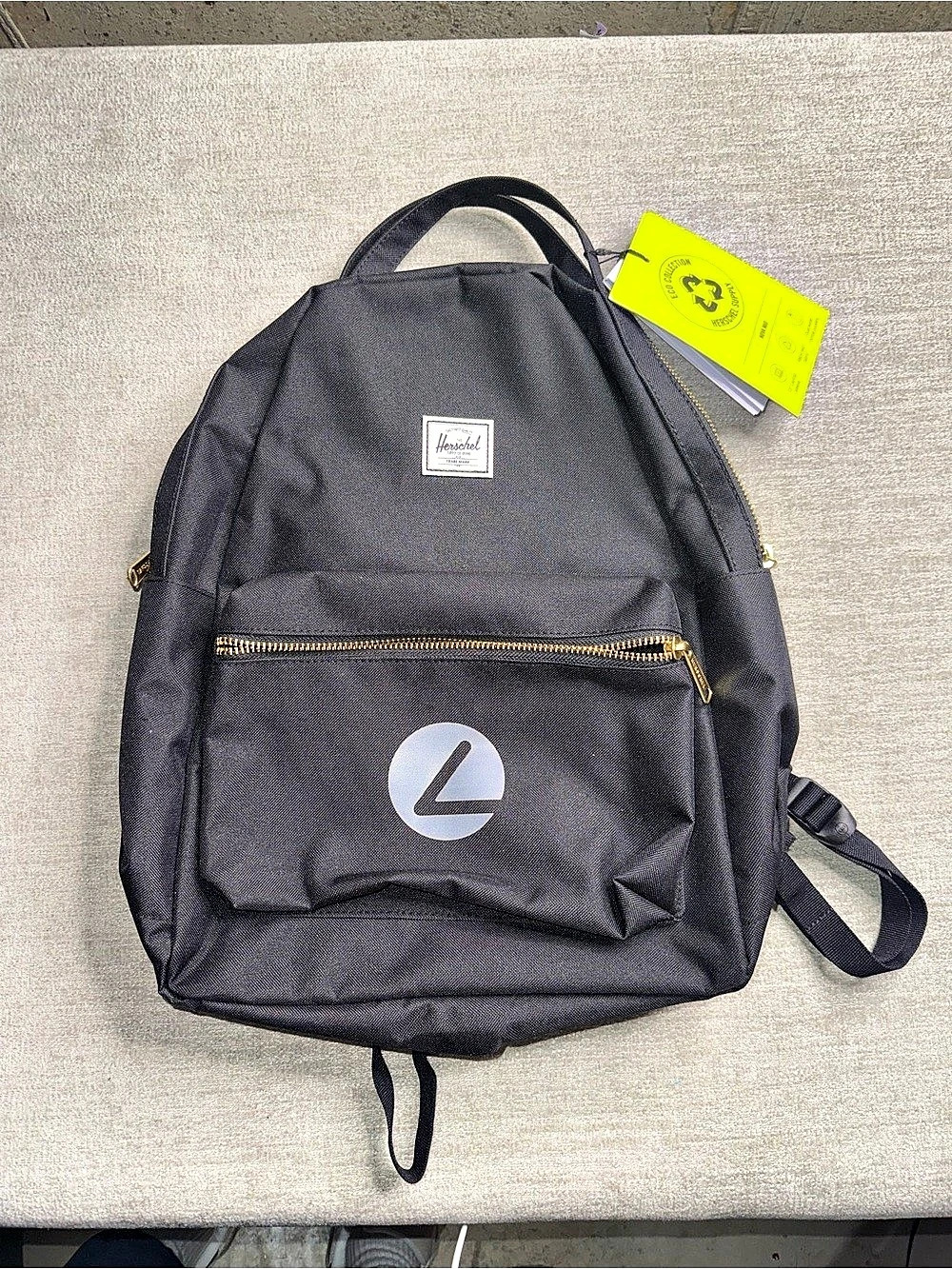 Herschel Eco Nova Mid-Volume Backpack – Black – NWT